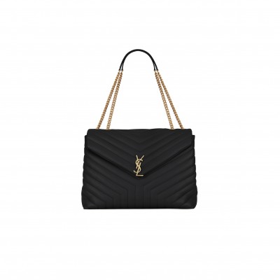 YSL LOULOU LARGE IN QUILTED LEATHER 574947DV7271000 (38*27*14cm)